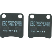 Plaquettes de frein EBC BRAKES SFA257/2 organique - APRILIA - BMW - GILERA - HONDA - KYMCO - PIAGGIO 2