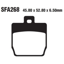 Plaquettes de frein EBC BRAKES SFA268 organique - MBK - YAMAHA