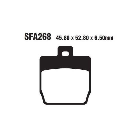 Plaquettes de frein EBC BRAKES SFA268 organique - MBK - YAMAHA