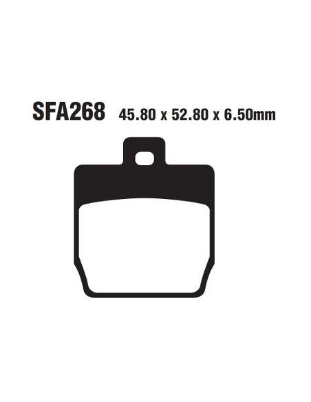 Plaquettes de frein EBC BRAKES SFA268 organique - MBK - YAMAHA