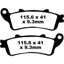 Plaquettes de frein EBC BRAKES SFA281 organique - HONDA - PEUGEOT