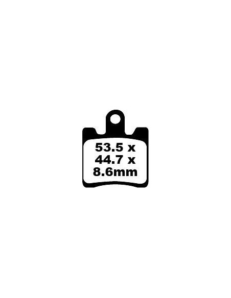 Plaquettes de frein EBC BRAKES SFA283/4 organique - DAELIM - SUZUKI