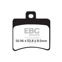 Plaquettes de frein EBC BRAKES SFA298HH métal fritté - APRILIA - BENELLI - BETA - CPI - DERBI - HYOSUNG - MALAGUTI