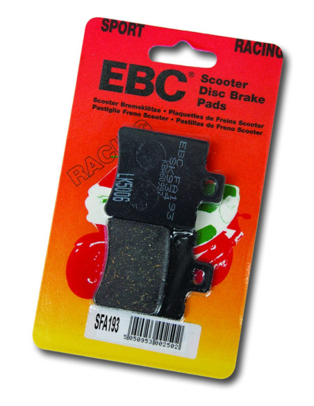 Plaquettes de frein EBC BRAKES SFA306 organique - SYM