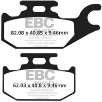 Plaquettes de frein EBC BRAKES SFA307 organique - SUZUKI