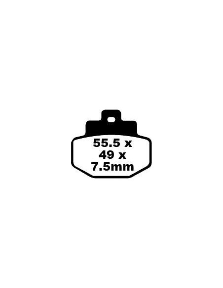 Plaquettes de frein EBC BRAKES SFA321 organique - BENELLI - GILERA - PIAGGIO - VESPA