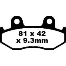 Plaquettes de frein EBC BRAKES SFA323HH métal fritté - HONDA
