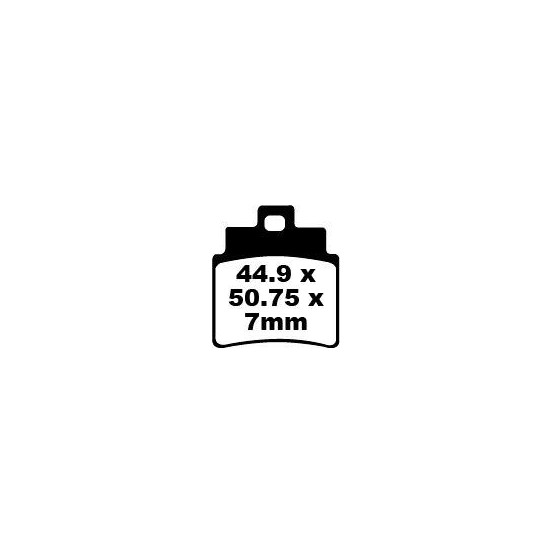 Plaquettes de frein EBC BRAKES SFA355/4 organique - KYMCO - SYM
