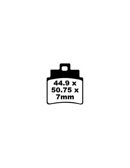 Plaquettes de frein EBC BRAKES SFA355/4 organique - KYMCO - SYM