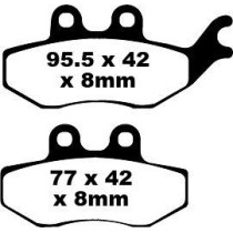 Plaquettes de frein EBC BRAKES SFA374 organique - ITALJET
