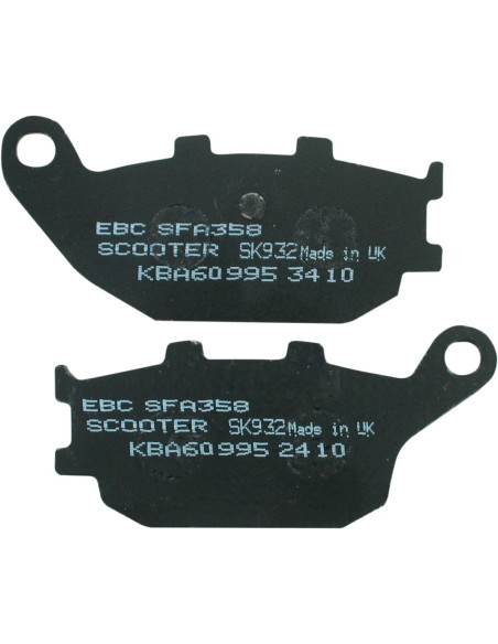 Plaquettes de frein EBC BRAKES SFA358 organique - HONDA
