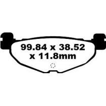 Plaquettes de frein EBC BRAKES SFA408 organique - YAMAHA