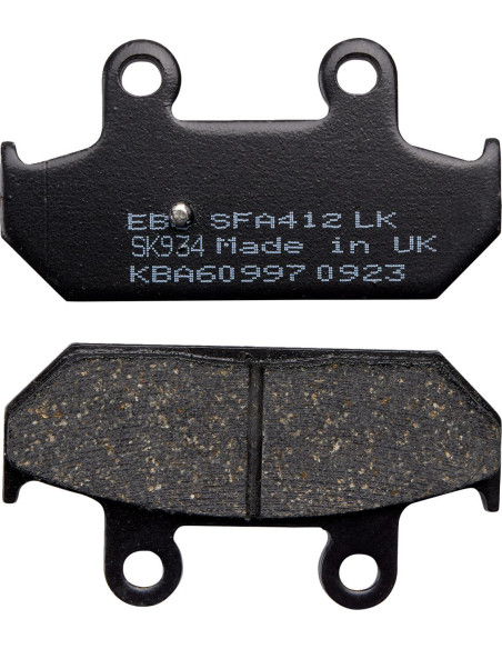 Plaquettes de frein EBC BRAKES SFA412 organique - SUZUKI