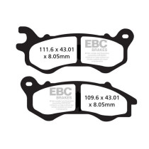 Plaquettes de frein EBC BRAKES SFA603 organique - HONDA - KYMCO - PEUGEOT 2