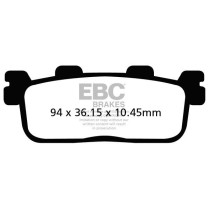 Plaquettes de frein EBC BRAKES SFA607 organique - KYMCO