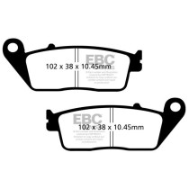 Plaquettes de frein EBC BRAKES SFA608 organique - DAELIM - KYMCO