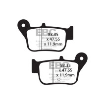 Plaquettes de frein EBC BRAKES SFA628HH métal fritté - SYM