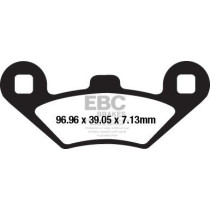 Plaquettes de frein EBC BRAKES SFA650HH métal fritté - PEUGEOT
