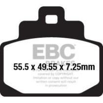 Plaquettes de frein EBC BRAKES SFA681HH métal fritté - PIAGGIO