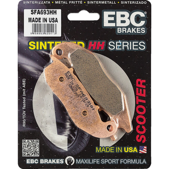 Plaquettes de frein EBC BRAKES SFA693HH métal fritté - HONDA - PIAGGIO
