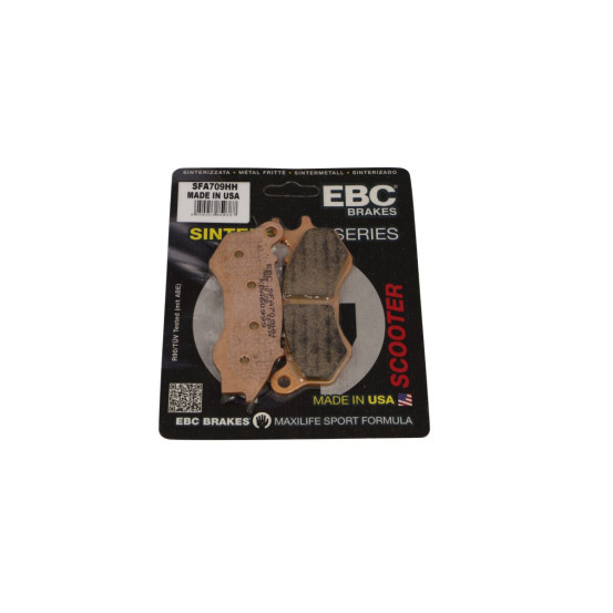 Plaquettes de frein EBC BRAKES SFA709HH métal fritté - SILENCE