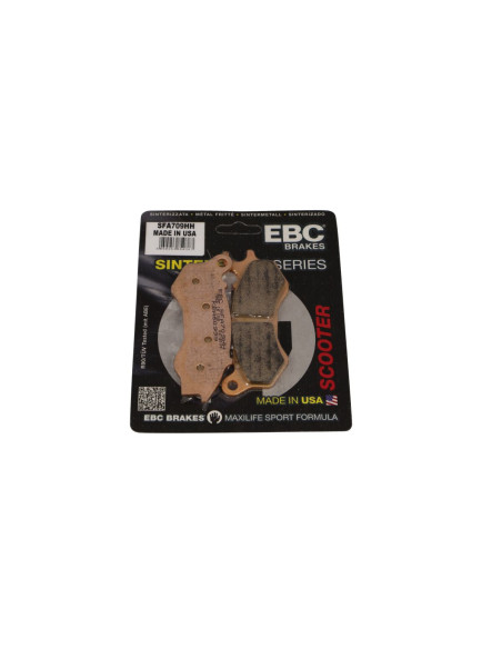 Plaquettes de frein EBC BRAKES SFA709HH métal fritté - SILENCE