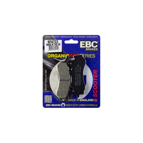 Plaquettes de frein EBC BRAKES SFA723 organique - HONDA