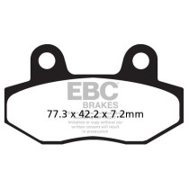Plaquettes de frein EBC BRAKES SFAC086 organique - KYMCO - MASH - PEUGEOT