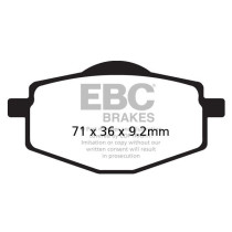 Plaquettes de frein EBC BRAKES SFAC101 organique - ITALJET - MALAGUTI - MBK - SACHS - YAMAHA