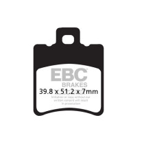Plaquettes de frein EBC BRAKES SFAC193 organique - APRILIA - BETA - HONDA - MALAGUTI - PEUGEOT - PIAGGIO - SUZUKI - YAMAHA