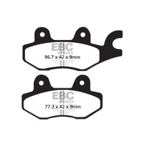 Plaquettes de frein EBC BRAKES SFAC197 organique - BENELLI - DAELIM - KEEWAY - KYMCO - SUZUKI