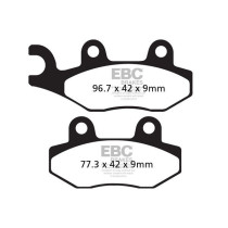 Plaquettes de frein EBC BRAKES SFAC228 organique - APRILIA - BENELLI - KEEWAY - KYMCO - PEUGEOT - SUZUKI - SYM