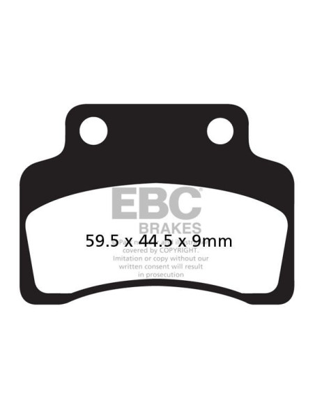 Plaquettes de frein EBC BRAKES SFAC235 organique - BENELLI - CPI - GENERIC (KSR MOTO) - KEEWAY