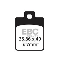 Plaquettes de frein EBC BRAKES SFAC260 organique - CPI - DERBI - GILERA - PEUGEOT - PIAGGIO - SYM - VESPA