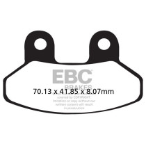 Plaquettes de frein EBC BRAKES SFAC306 organique - SYM