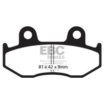Plaquettes de frein EBC BRAKES SFAC323 organique - HONDA