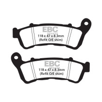 Plaquettes de frein EBC BRAKES SFAC388 organique - HONDA - SUZUKI