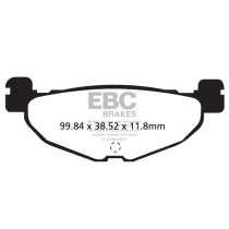Plaquettes de frein EBC BRAKES SFAC408 organique - YAMAHA