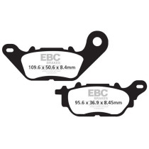 Plaquettes de frein EBC BRAKES SFAC464 organique - YAMAHA