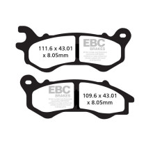 Plaquettes de frein EBC BRAKES SFAC603 organique - HONDA - PEUGEOT