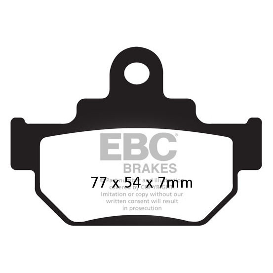 Plaquettes de frein EBC BRAKES métal fritté FA106R - SUZUKI