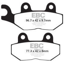 Plaquettes de frein EBC BRAKES FA2142V semi métal fritté - KAWASAKI - TRIUMPH