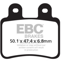 Plaquettes de frein EBC BRAKES FA350HH métal fritté - DERBI - MASH - RIEJU - SHERCO - YAMAHA