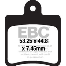 Plaquettes de frein EBC BRAKES SFAC6614 organique - DAELIM