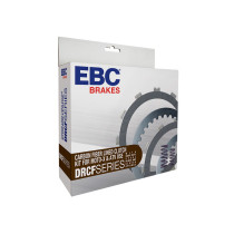 Kit disques d'embrayage garnis + disques lisses + ressorts EBC - DRCF Carbon Fiber - SUZUKI 450 RM-Z 2008-2024