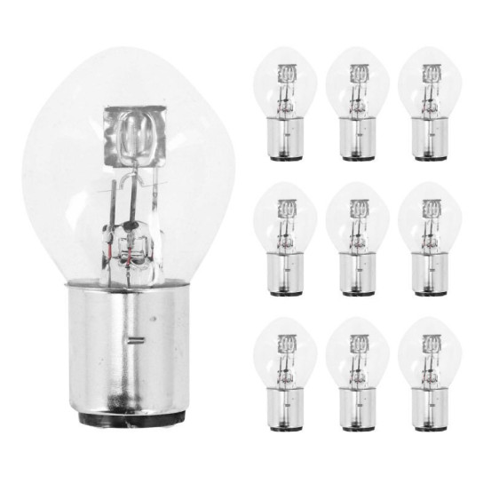 Ampoules standard 12V 25-25w culot ba20d bulb b35 blanc (projecteur) (boite de 10)