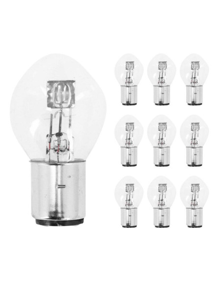 Ampoules standard 12V 25-25w culot ba20d bulb b35 blanc (projecteur) (boite de 10)