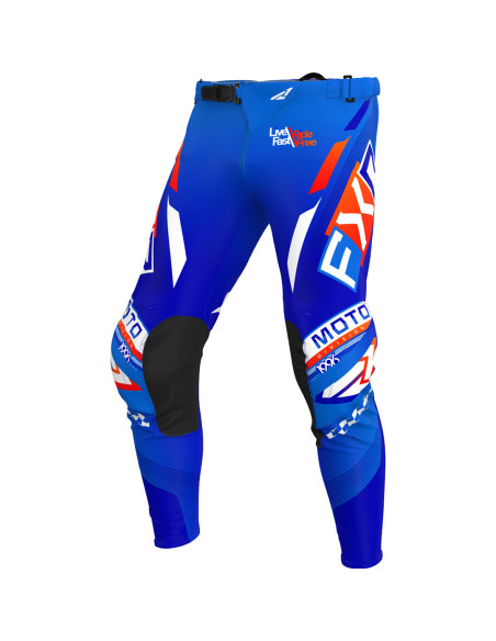 Pantalon cross FXR 25.5 Podium Gladiator Bleu Blanc Rouge