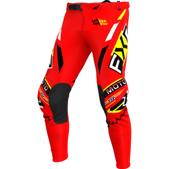 Pantalon cross FXR 25.5 Podium Gladiator Rouge Noir Jaune