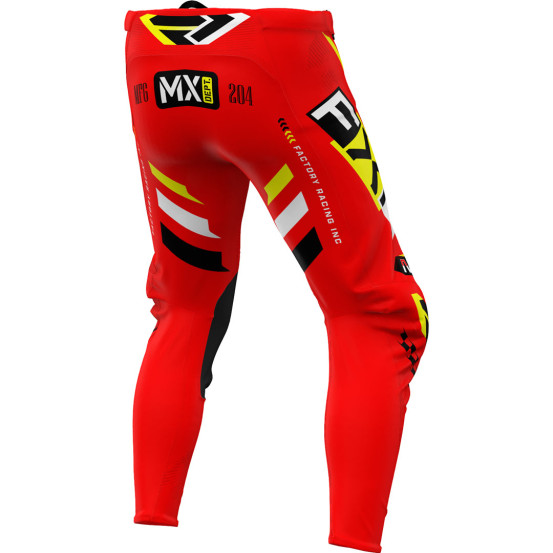 Pantalon cross FXR 25.5 Podium Gladiator Rouge Noir Jaune